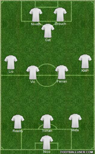Mash'al Mubarek 3-4-1-2 football formation