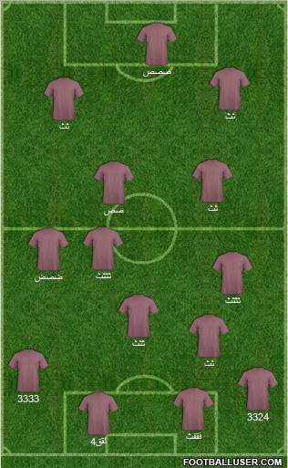 Al-Faysali (KSA) 4-4-1-1 football formation