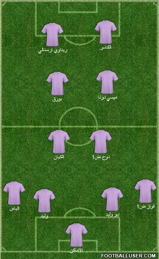 Al-Ra'eed football formation