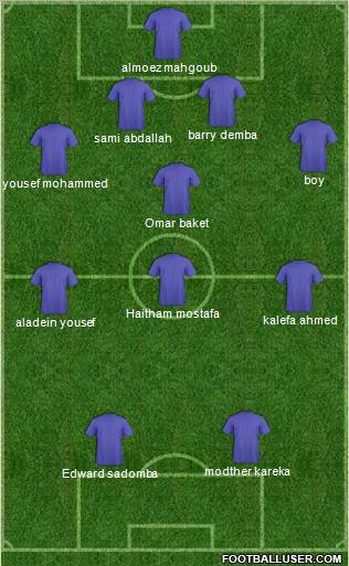 Al-Hilal Omdurman football formation