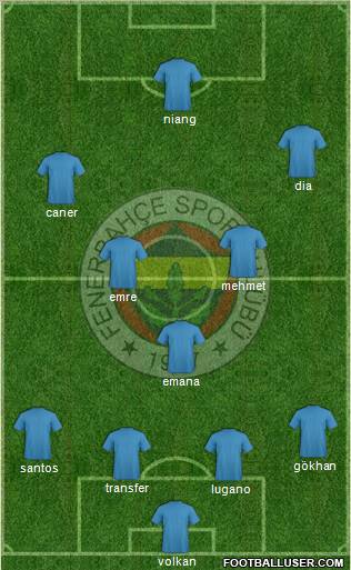 Fenerbahçe SK football formation