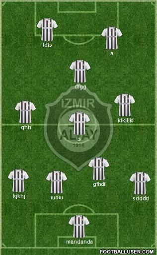 Altay 4-3-1-2 football formation