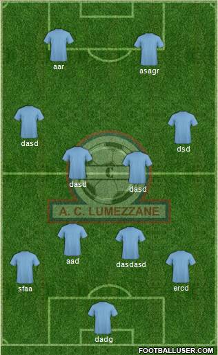 Lumezzane football formation