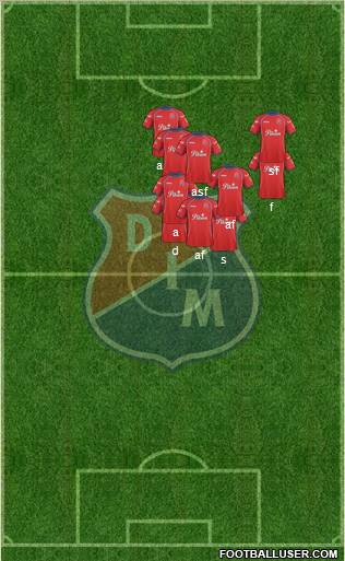 CD Independiente Medellín football formation