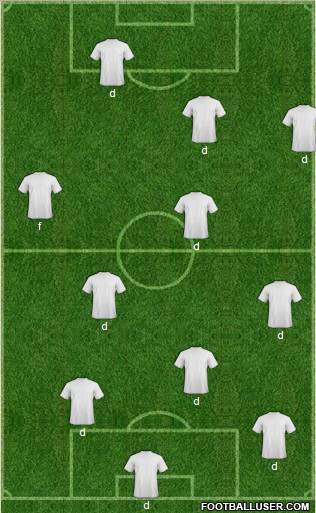 AD Carmelita 4-1-4-1 football formation