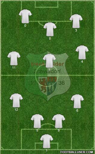FC Admira Wacker 4-3-2-1 football formation