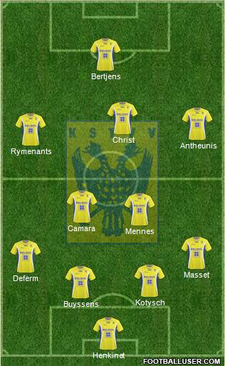 K Sint-Truidense VV football formation