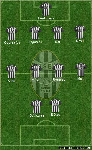 Siena 5-4-1 football formation