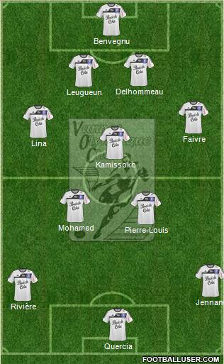 Vannes Olympique Club football formation