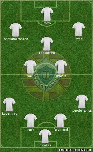 Varzim Sport Clube 4-2-3-1 football formation