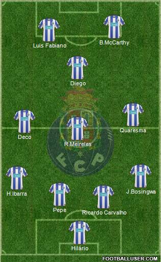 Futebol Clube do Porto - SAD 3-5-2 football formation