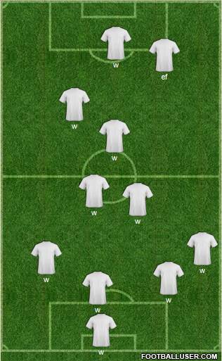 Pro Evolution Soccer Team football formation