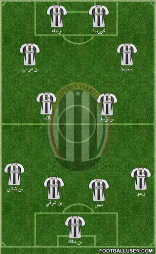 Esperia Viareggio 4-4-2 football formation