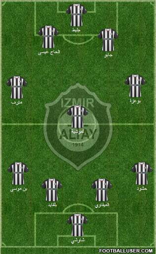 Altay 4-3-3 football formation