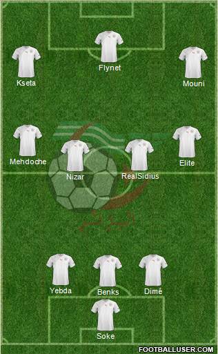 Algeria football formation
