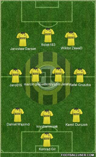 Roda JC 4-4-1-1 football formation