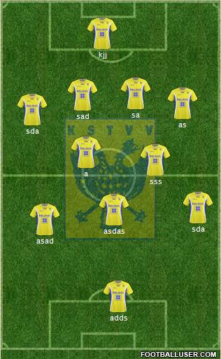 K Sint-Truidense VV 5-3-2 football formation