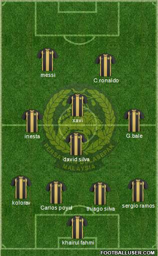 Malaysia 4-3-1-2 football formation