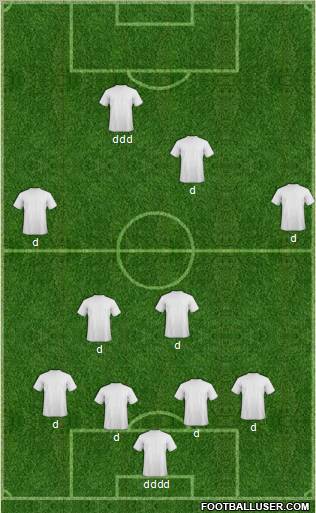 DSK Gomel 4-3-3 football formation