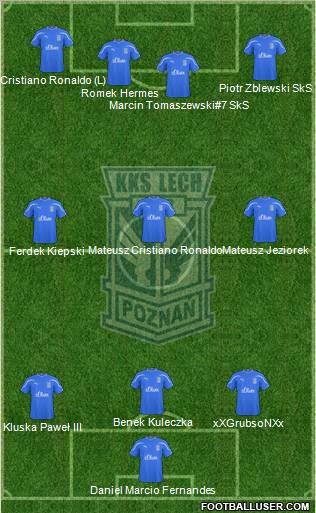 Lech Poznan football formation