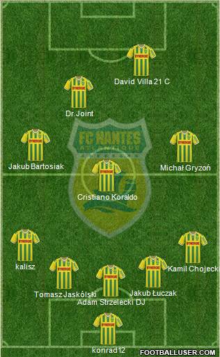 FC Nantes football formation