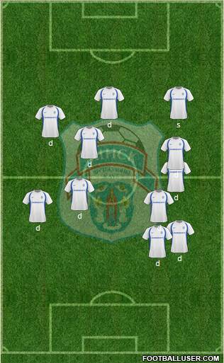 FC Minsk 3-5-2 football formation