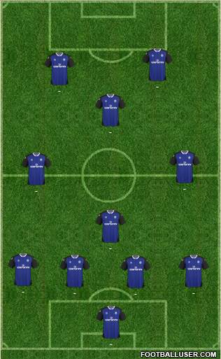 Rochdale 4-4-1-1 football formation