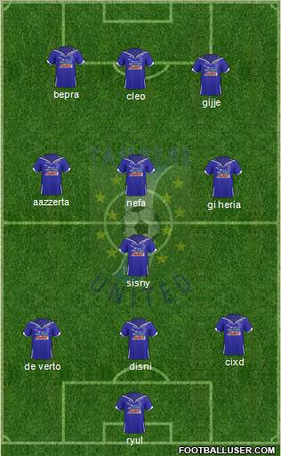 Tampere United football formation