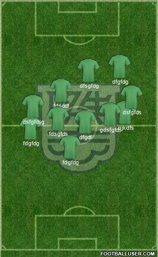 Kitchee Sports Club 4-1-4-1 football formation