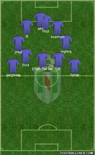 FC Renova Dzepciste 4-4-2 football formation