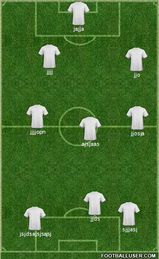 Real CD España 5-4-1 football formation