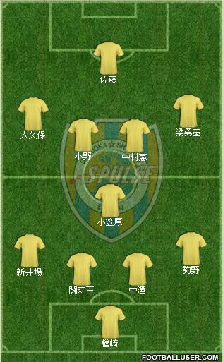 Shimizu S-Pulse football formation