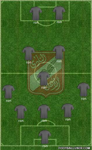 Al-Ahly Sporting Club 5-3-2 football formation