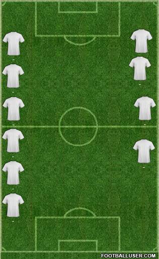 Guarapari EC 3-5-1-1 football formation