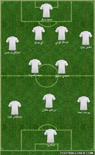 Al-Sadd Sports Club 4-5-1 football formation