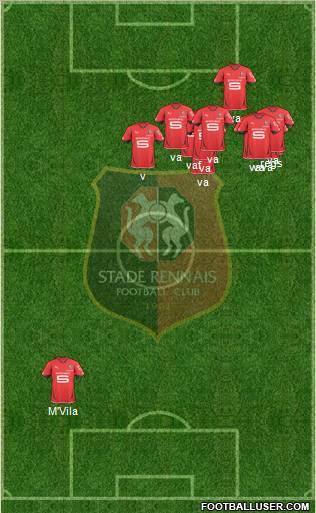 Stade Rennais Football Club football formation