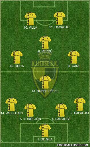 K Lierse SK football formation