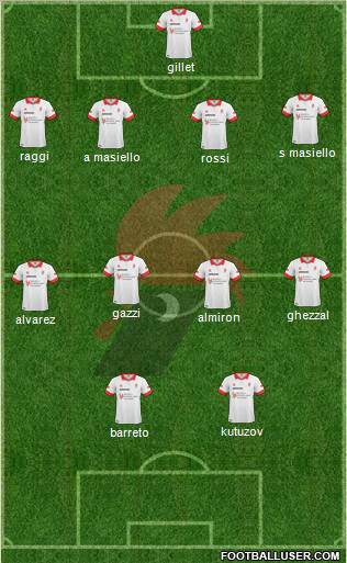 Bari 4-5-1 football formation