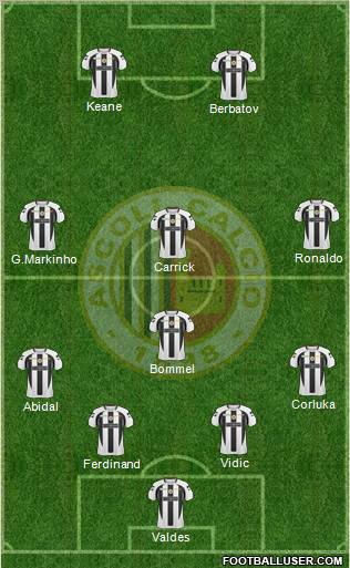 Ascoli 4-1-3-2 football formation