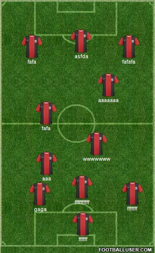 Belediye Vanspor 4-5-1 football formation