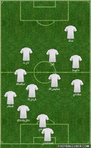 Al-Ansar (KSA) 4-1-2-3 football formation
