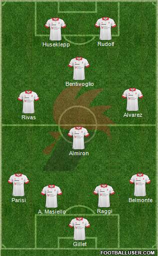 Bari 4-3-2-1 football formation