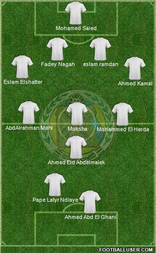 Haras El-Hodoud 4-2-2-2 football formation