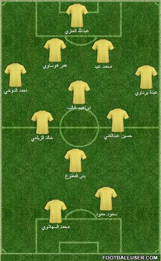Al-Nassr (KSA) football formation