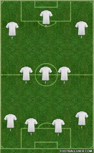 A Portuguesa Londrinense football formation