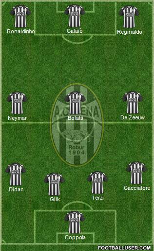 Siena 4-5-1 football formation