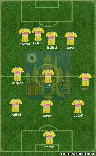KVC Westerlo 5-4-1 football formation