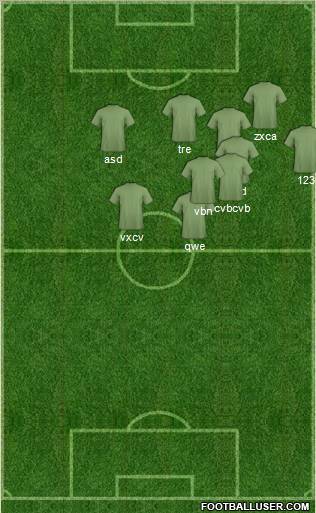 Abha 3-5-1-1 football formation