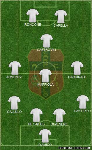 Carpenedolo 4-3-1-2 football formation