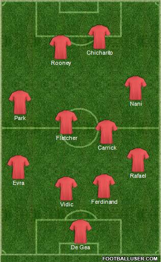 Dream Team 4-4-2 football formation